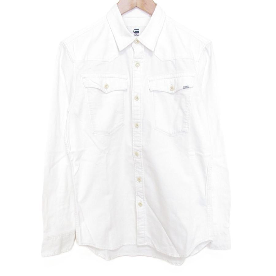 G-STAR RAW 良品 ジースターロウ 長袖 デニム ウエスタンシャツ S 