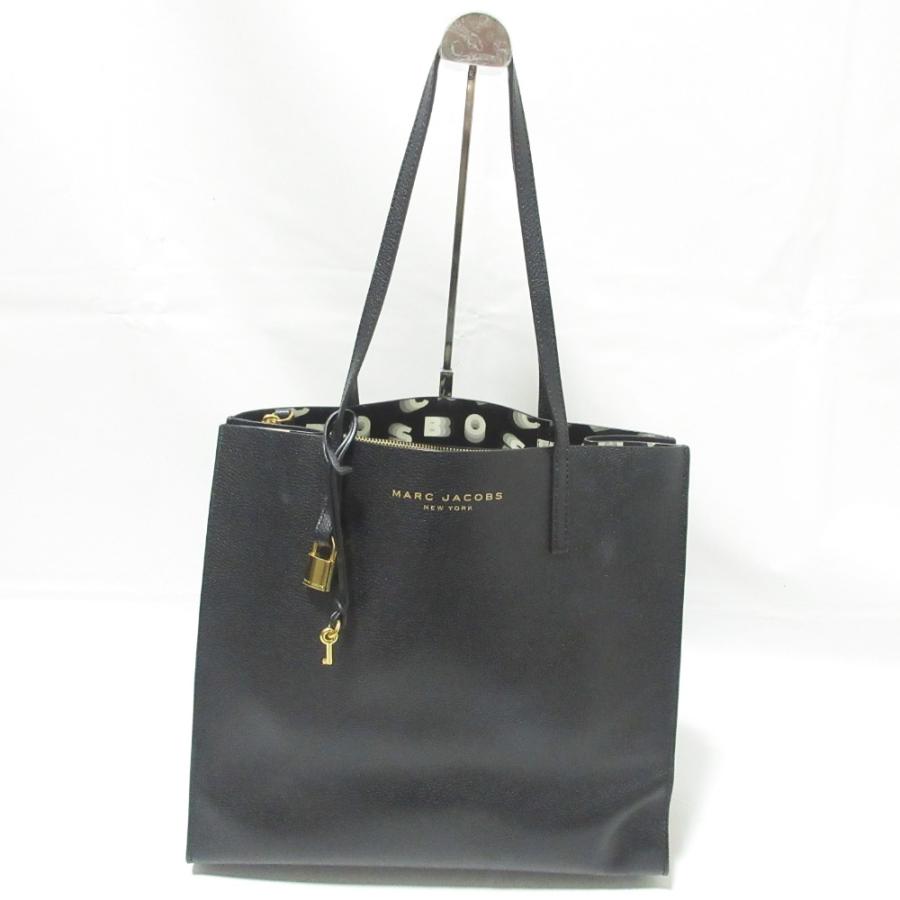 MARC JACOBS 美品 マークジェイコブス レザー A4対応 トートバッグ  