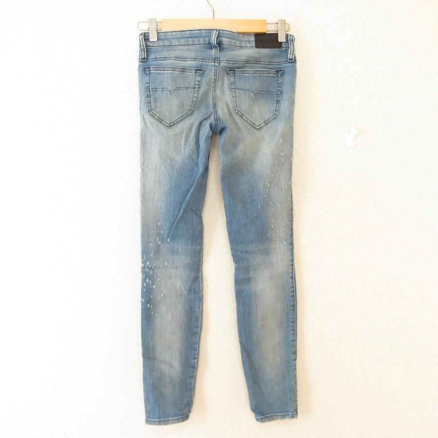 DIESEL（ディーゼル） 美品 skinzee low zip ストレッチ ダメージ加工 