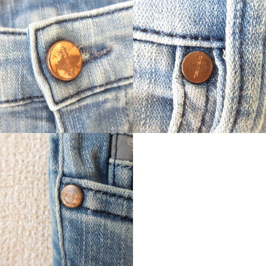 DIESEL（ディーゼル） 美品 skinzee low zip ストレッチ ダメージ加工 