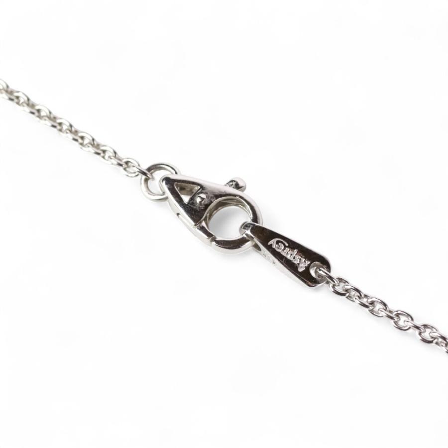 新品同様 Asprey アスプレイ 750 K18WG ホワイトゴールド ピンクトルマリン ダイヤモンド スクエアネックレス ペンダント ピンク 41cm レディース 古着 中古_7