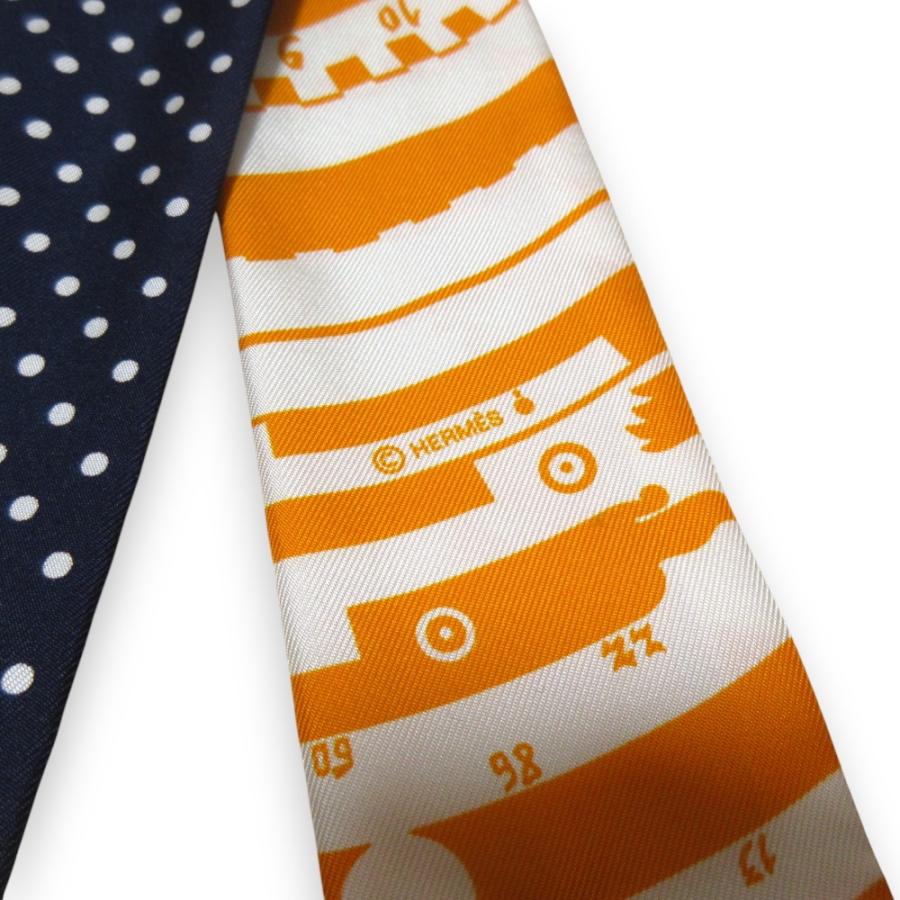 HERMES（エルメス） 美品 Astrologie a Pois 占星術 ドット柄 シルク