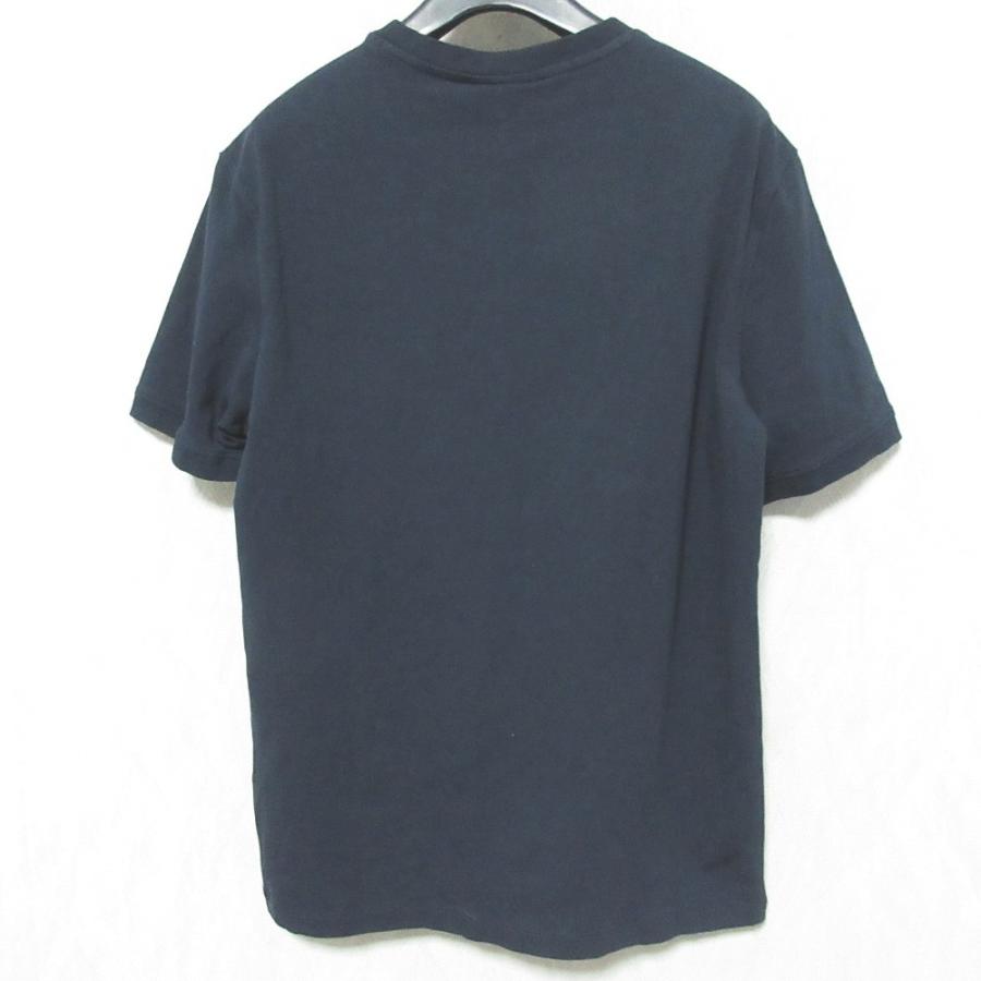 EMPORIO ARMANI エンポリオアルマーニ マンガベア フロントロゴ 半袖Tシャツ カットソー 3H2T6Q 2JQAZ ネイビー EMPORIO ARMANI 美品 Emporio Armani エンポリオアルマーニ マンガベア