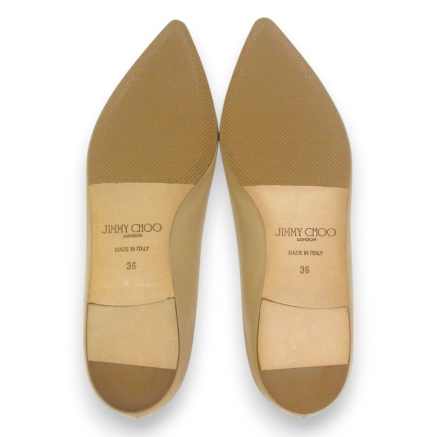 極美品 ジミーチュウ ROMY FLAT ベージュ 36.5 約23.5cm 楽天市場】JIMMY CHOO ROMY ロミー ジミーチュウ パンプス