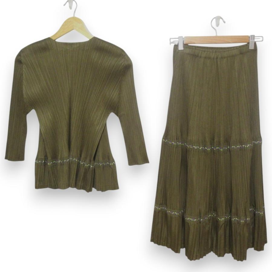 PLEATS PLEASE（プリーツ プリーズ） 美品 イッセイミヤケ フリル 