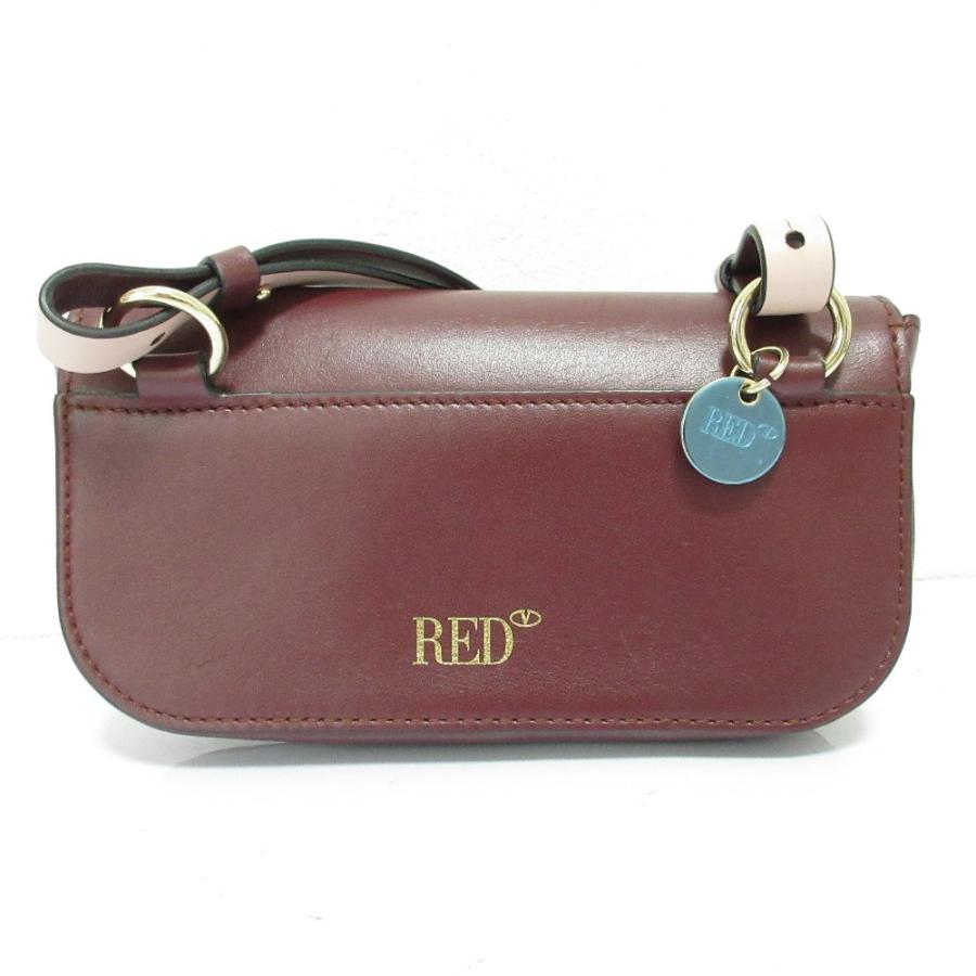 RED VALENTINO（レッドヴァレンティノ） 美品 バイカラー レザー