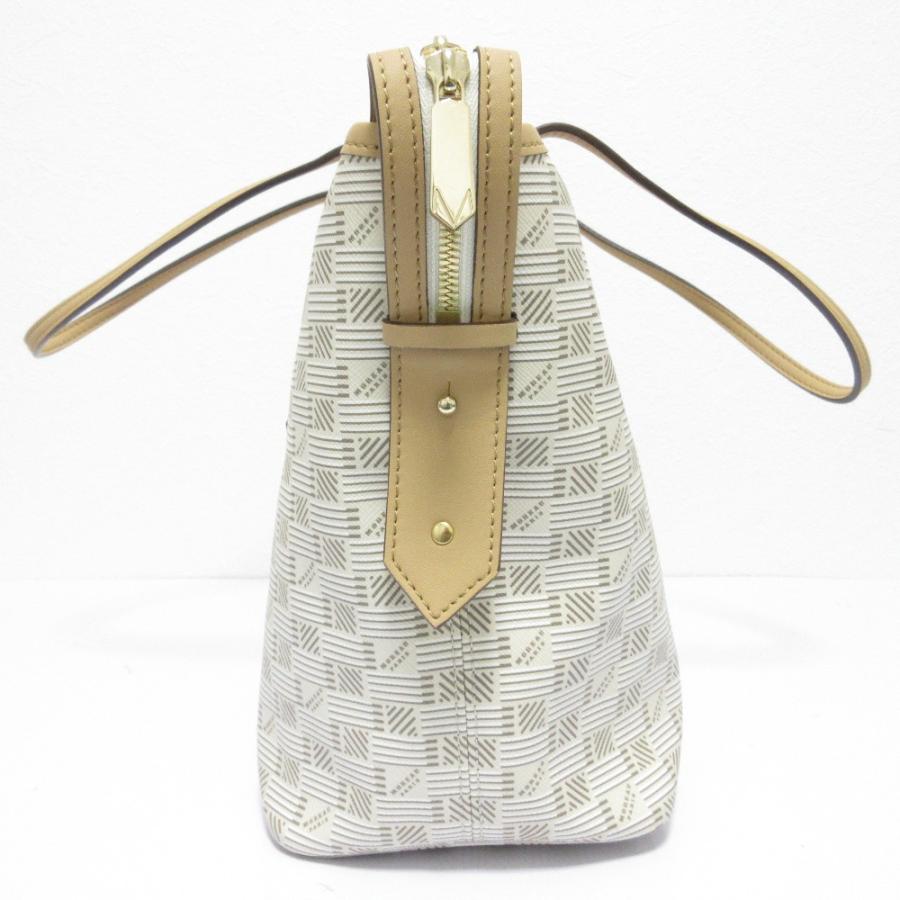 美品 MOREAU PARIS モローパリ モナコトート ウィズ ジップ ミディアム