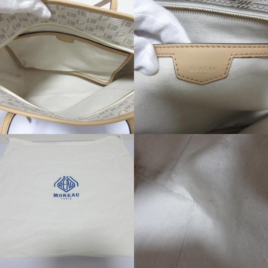 美品 MOREAU PARIS モローパリ モナコトート ウィズ ジップ ミディアム