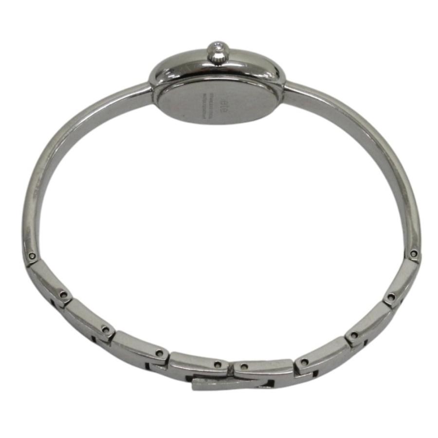 ete（エテ） 美品 稼動品 バングルウォッチ オーバル型 レディース 