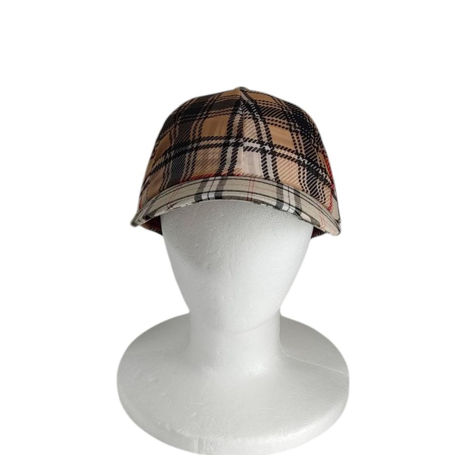 CA4LA（カシラ） 美品 チェック柄 キャップ 帽子 ベージュ レディース