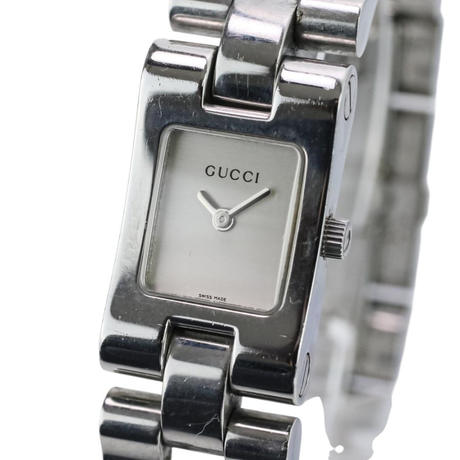 GUCCI（グッチ） 良品 2305L クオーツ腕時計 ウォッチ 文字盤ホワイト