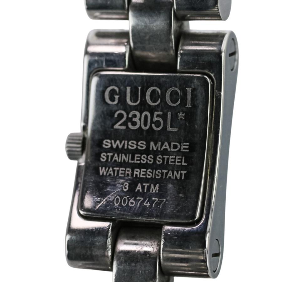【超美品】GUCCI 2305L クォーツ レディース アナログ腕時計 グッチ GUCCI（グッチ） 良品 2305L クオーツ腕時計 ウォッチ 文字盤ホワイト