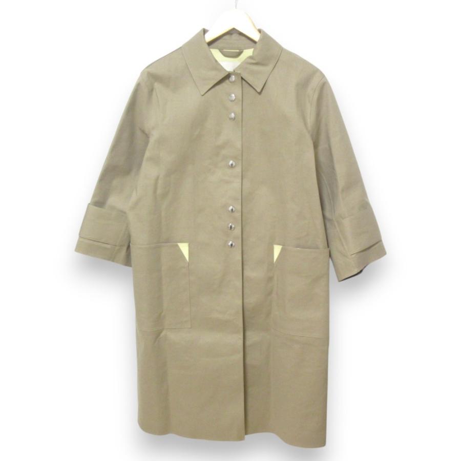 【美品】MACKINTOSH KELLIE ゴム引きコート 38 M ベージュ Mackintosh（マッキントッシュ） 良品 21SS MACKINTOSH KELLIE ゴム
