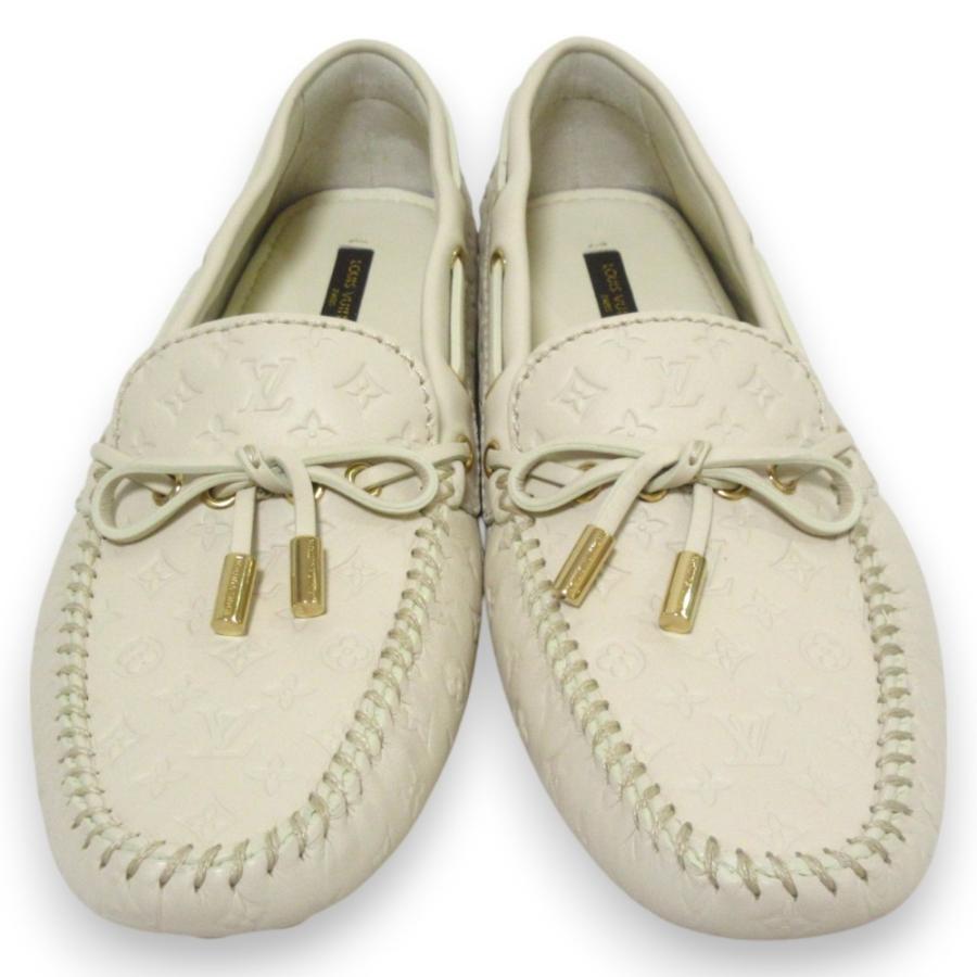 Louis Vuitton モノグラム ドライビングシューズ グロリアライン LOUIS VUITTON 極美品△LOUIS ルイヴィトン グロリアライン