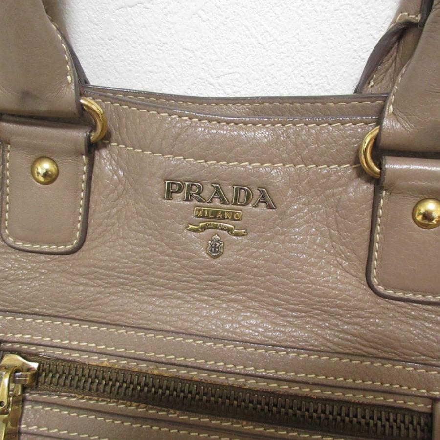 PRADA 良品 プラダ レザー 2WAY ハンドバッグ ショルダーバッグ PRADA 良品 プラダ レザー 2WAY ハンドバッグ ショルダーバッグ