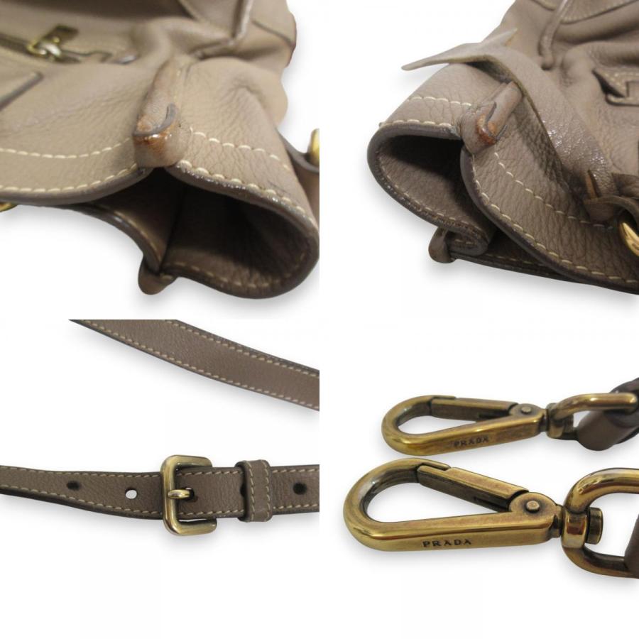 PRADA 良品 プラダ レザー 2WAY ハンドバッグ ショルダーバッグ PRADA 良品 プラダ レザー 2WAY ハンドバッグ ショルダーバッグ