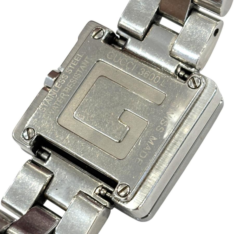 GUCCI 美品 グッチ 3600L Gロゴスクエア レディース腕時計