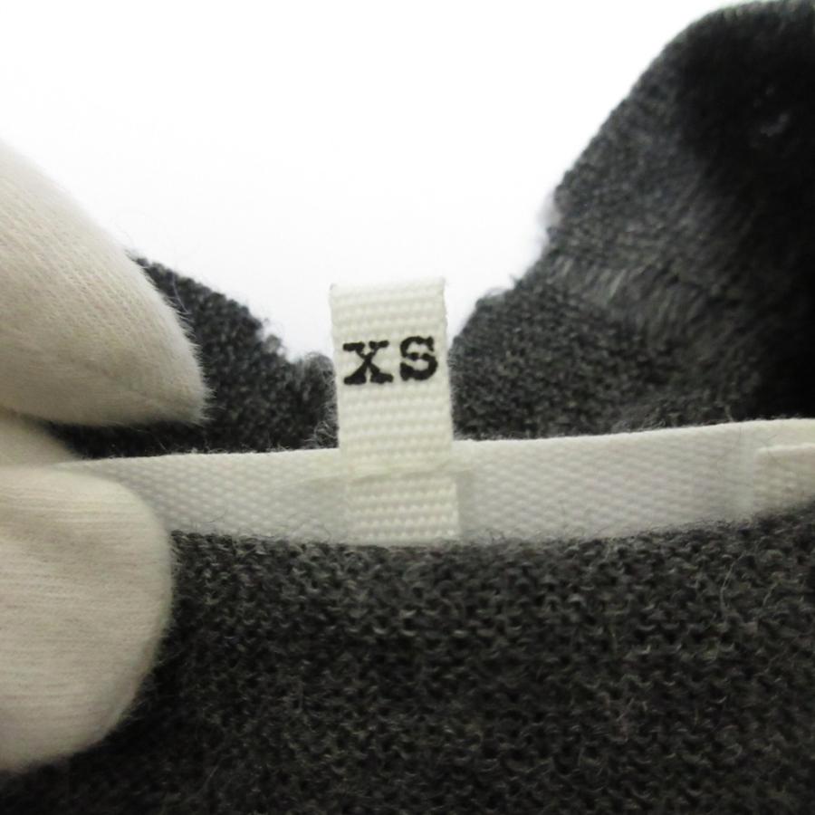 美品 23AW Maison Margiela メゾンマルジェラ Knitted Wool Vest ダメージ加工 ニットベスト S29FB0097 サイズXS グレー レディース 古着 中古 USED Maison Margiela 美品 23AW メゾンマルジェラ Knitted Wool Vest