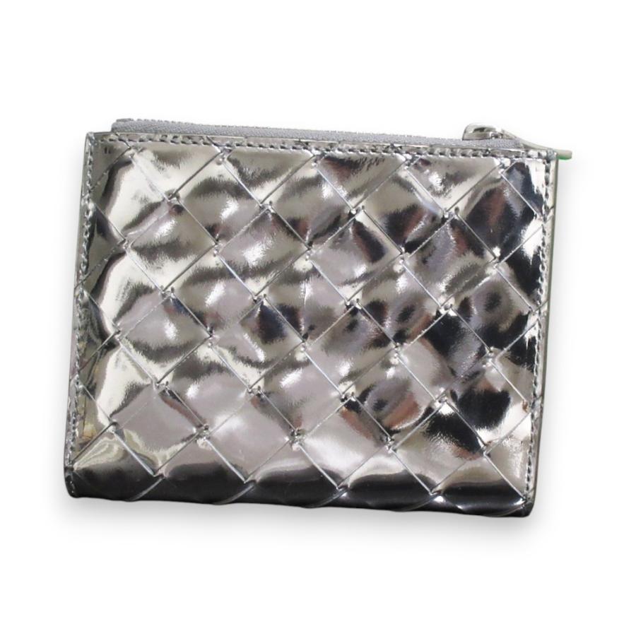 ボッテガヴェネタ ミニ財布 イントレチャート 美品 美品 BOTTEGA VENETA ボッテガヴェネタ イントレチャート スモール