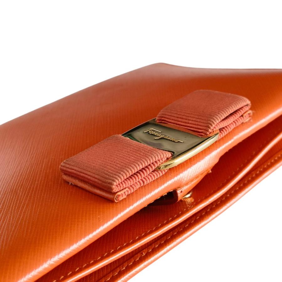 良品 Salvatore Ferragamo サルヴァトーレフェラガモ ヴァラ リボン