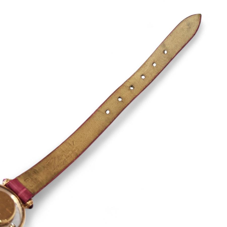 Chopard 良品 CHOPARD ショパール 750 ハッピーダイヤモンド 3Pピンク  