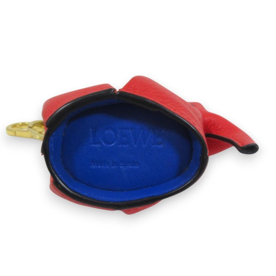 LOEWE（ロエベ） 美品 エレファント レザー コインキーケース チャーム 