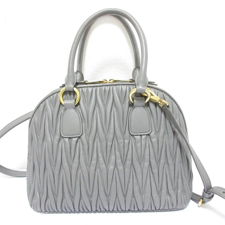miu miu グレー トートバッグ ストラップ付き org.jpg