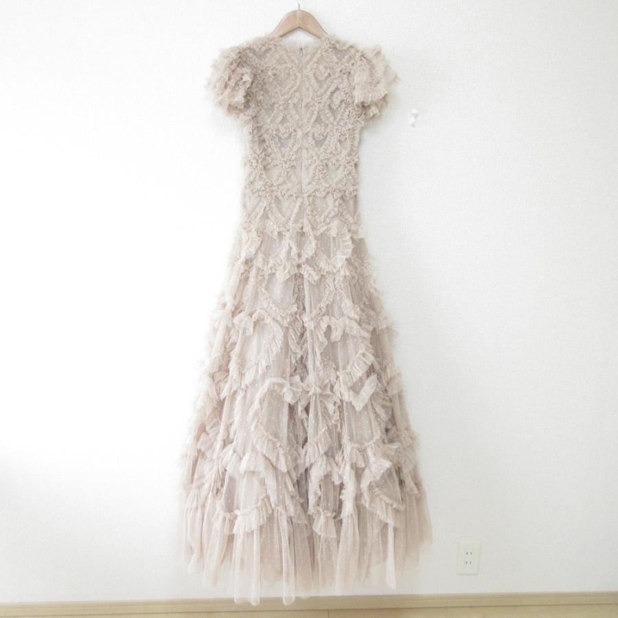美品 Needle & Thread ニードルアンドスレッド チュールフリルロング 