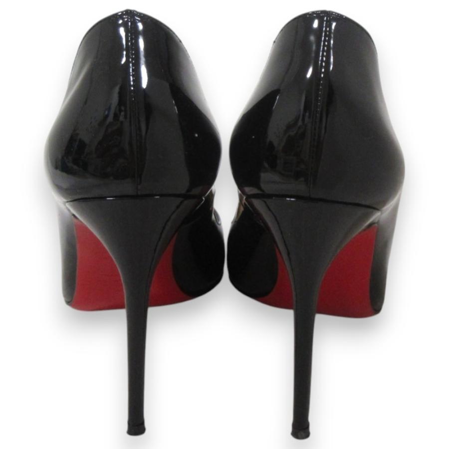 Christian Louboutinポインテッドトゥ ハイヒール パテント Christian Louboutin（クリスチャンルブタン） 美品 bat pump100