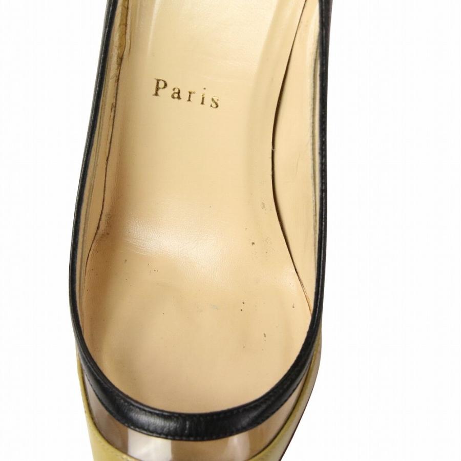 Christian Louboutin 良品 クリスチャンルブタン PUALANI 100 PATENT  