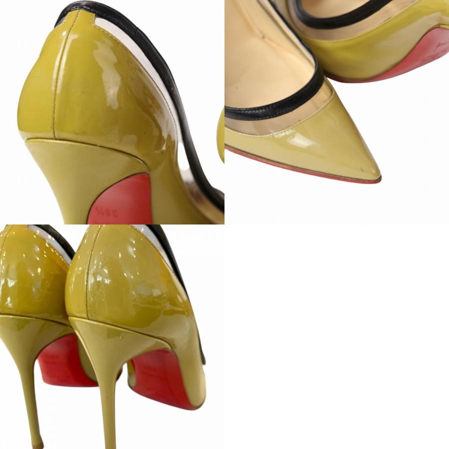 Christian Louboutin 良品 クリスチャンルブタン PUALANI 100 PATENT  