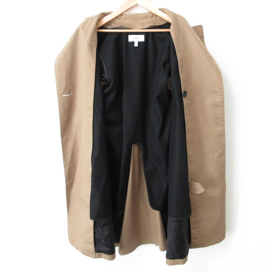 HYKE 美品 ハイク ライナー付 ベルテッド ダブルブレスト