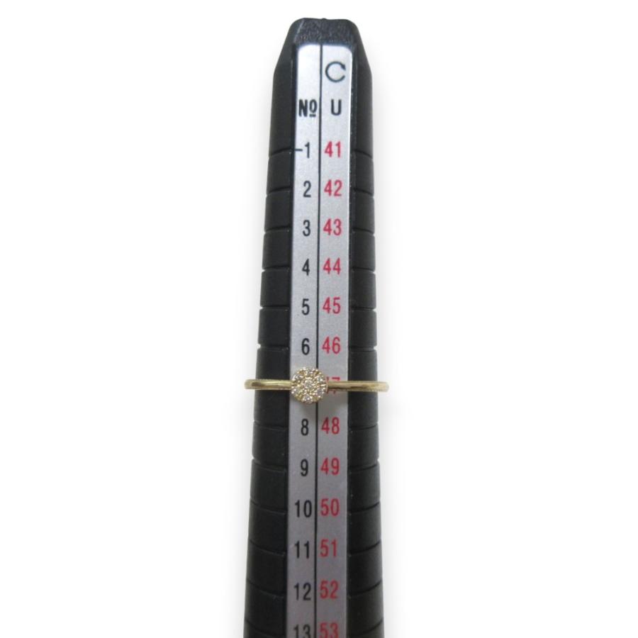 agete 美品 アガット K10 0.03ctダイヤモンド リング 指輪