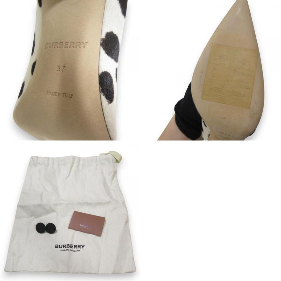 BURBERRY 新品同様 バーバリー ハラコ ダルメシアン柄 ポイン