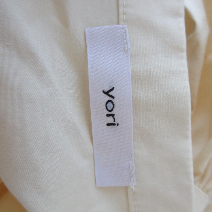 Yori 美品 21AW yori ヨリ リボンパフスリーブブラウス 長袖