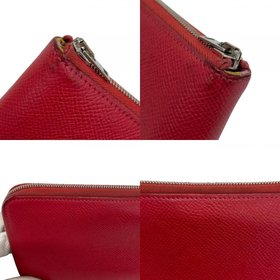 ◇エルメス◇ヴォーエプソン/アザップロングシルクイン/長財布/刻印:□M エルメス Hermes HERMES 長財布 アザップ シルクイン ロング