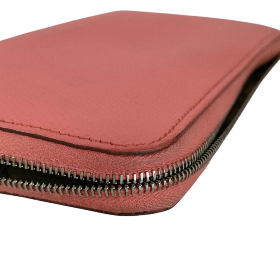 HERMES（エルメス） 良品 レザー シルクイン アザップ ラウンド 