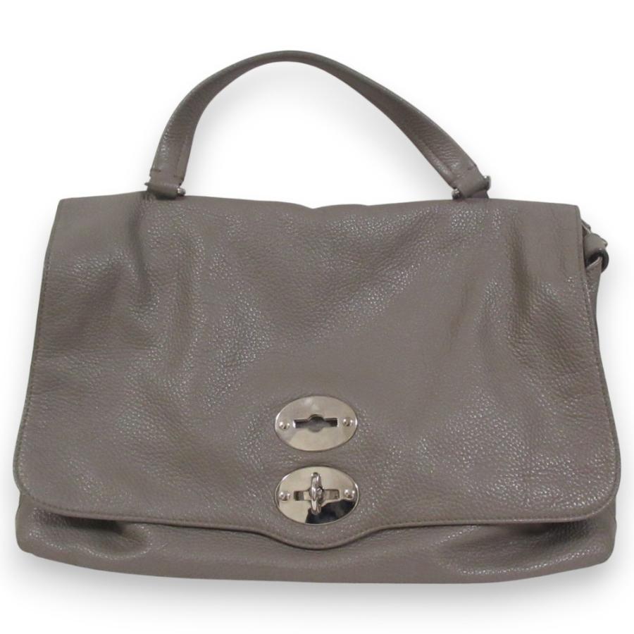 ［美品］ZANELLATO POSTINA 2wayレザーハンドバッグ ZANELLATO 美品 ザネラート POSTINA レザー 2WAY ハンドバッグ