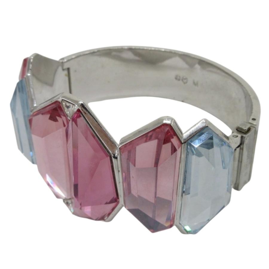 スワロフスキー SWAROVSKI バングル シルバー【中古】 SWAROVSKI 