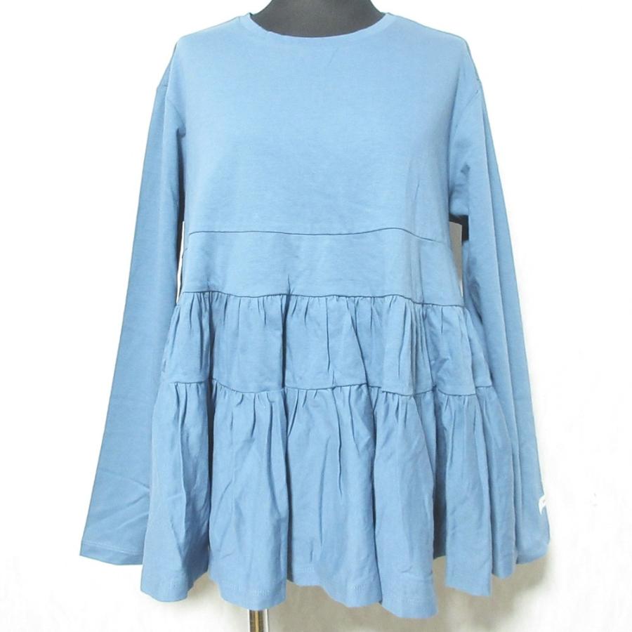 美品☆ yori 17SS ティアードフレアカットソー 黒 ヨリ Yori 美品 25SS yori ヨリ フレア カットソー YR11-25101K