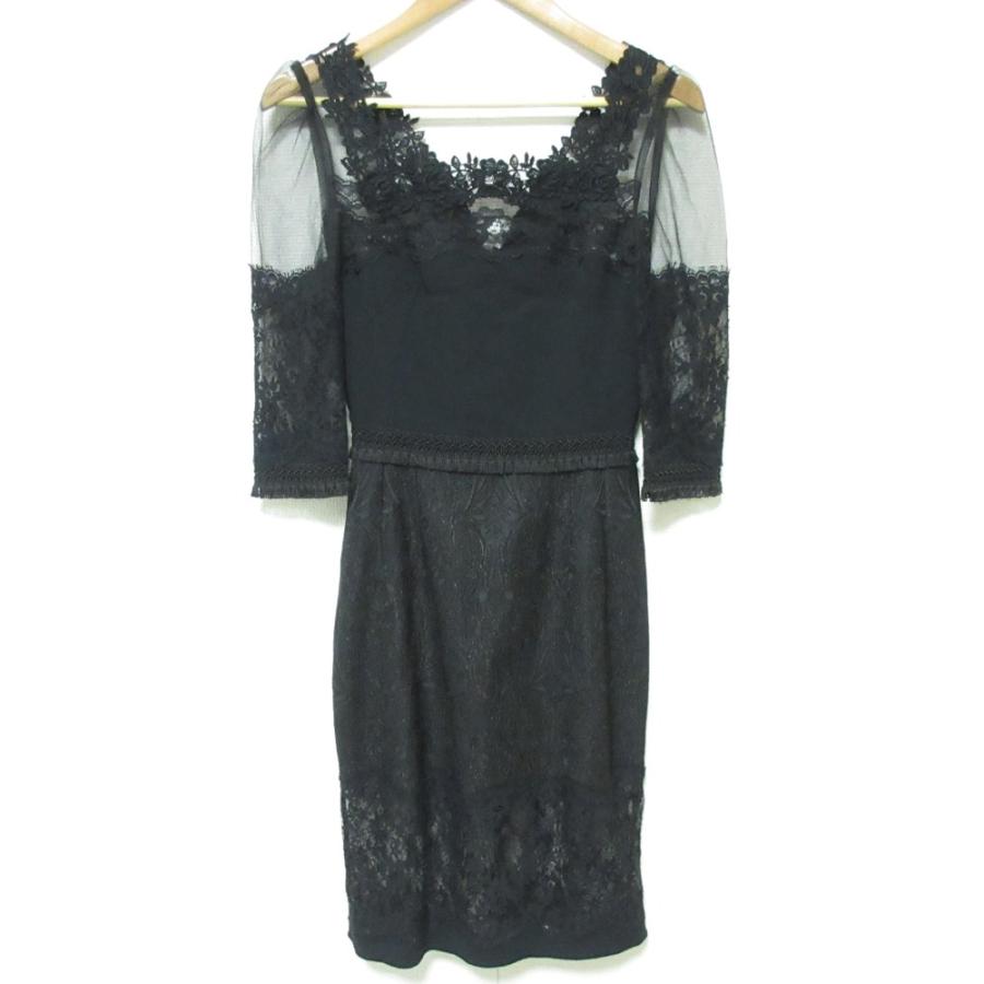 極美品△DOLCE&GABBANA ドルチェ＆ガッバーナ 黒タグ カットワーク