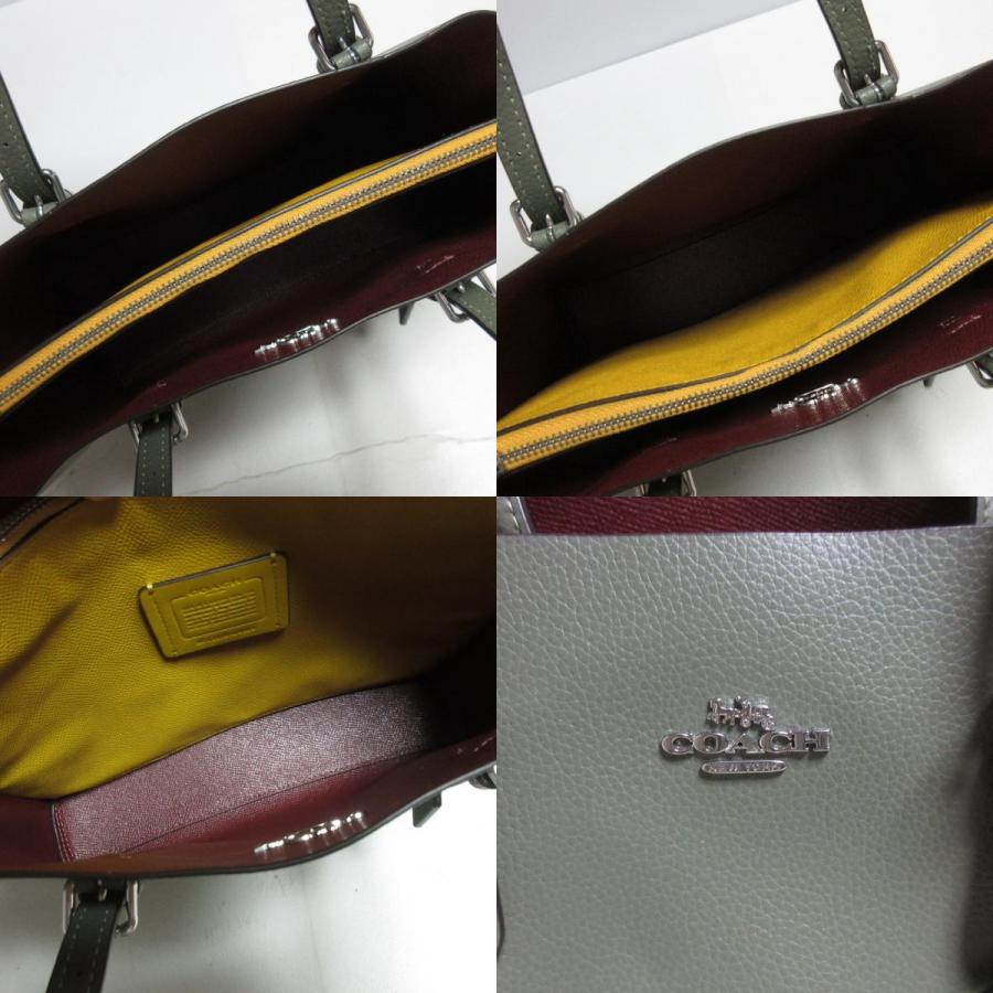 COACH 新品同様 コーチ モリー トート 25 ダブルフェイス クロス