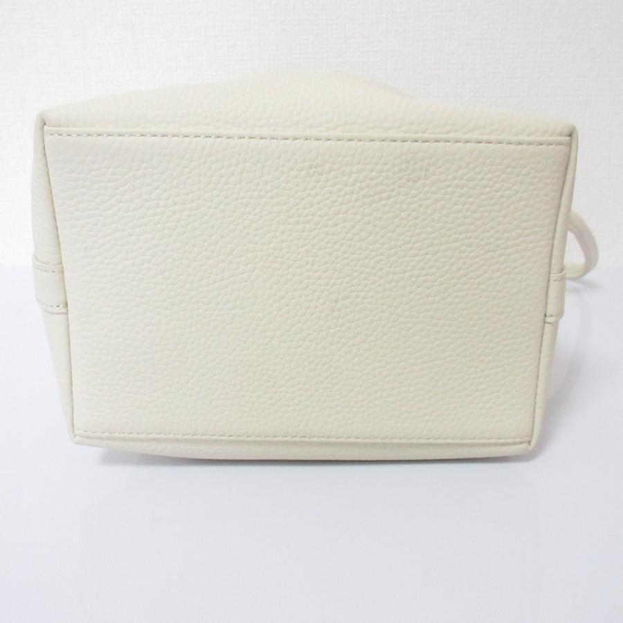 VASIC（ヴァジック） 良品 ボンド レザー ハンドバッグ オフホワイト