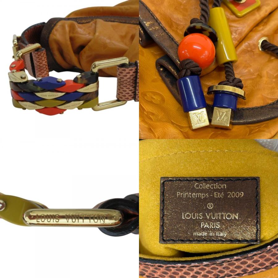 LOUIS VUITTON（ルイ・ヴィトン） 美品 カラハリ PM パイソン レザー 