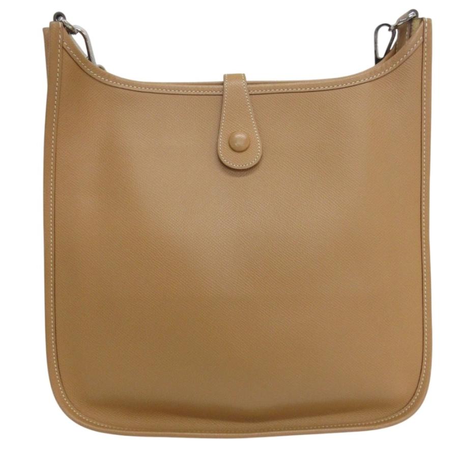 エルメス エヴリンII PM トリヨン ショルダーバッグ トリヨン ベージュ レディース HERMES  中古 HERMES エルメス エヴリンII PM トリヨン ショルダーバッグ トリヨン