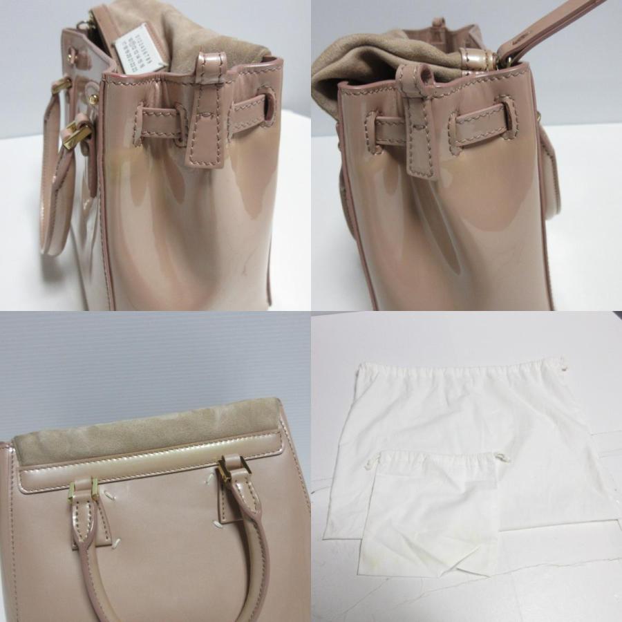 良品 20SS Maison Margiela メゾンマルジェラ11 5AC 2WAY ハンドバッグ ショルダーバッグ S56WD0072 ピンクベージュ レディース 古着 中古 USED Maison Margiela（メゾンマルジェラ） 良品 20SS Maison Margiela