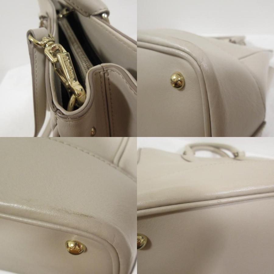 Max Mara（マックスマーラ） 良品 レザー 2Way ハンドバッグ 