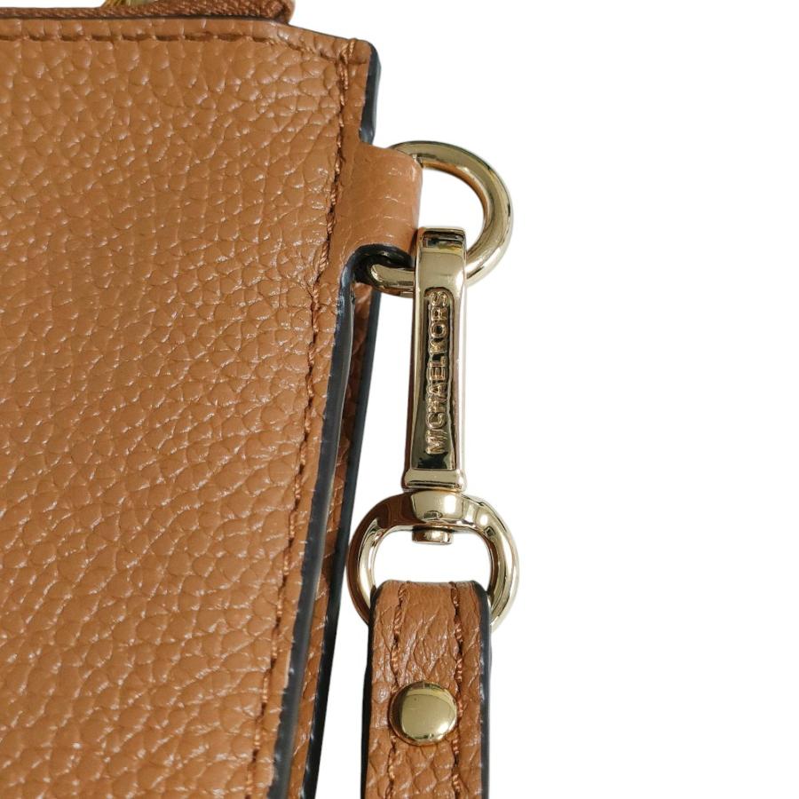 MICHAEL KORS（マイケルコース） 新品同様 レザー メタルロゴ ダブル 