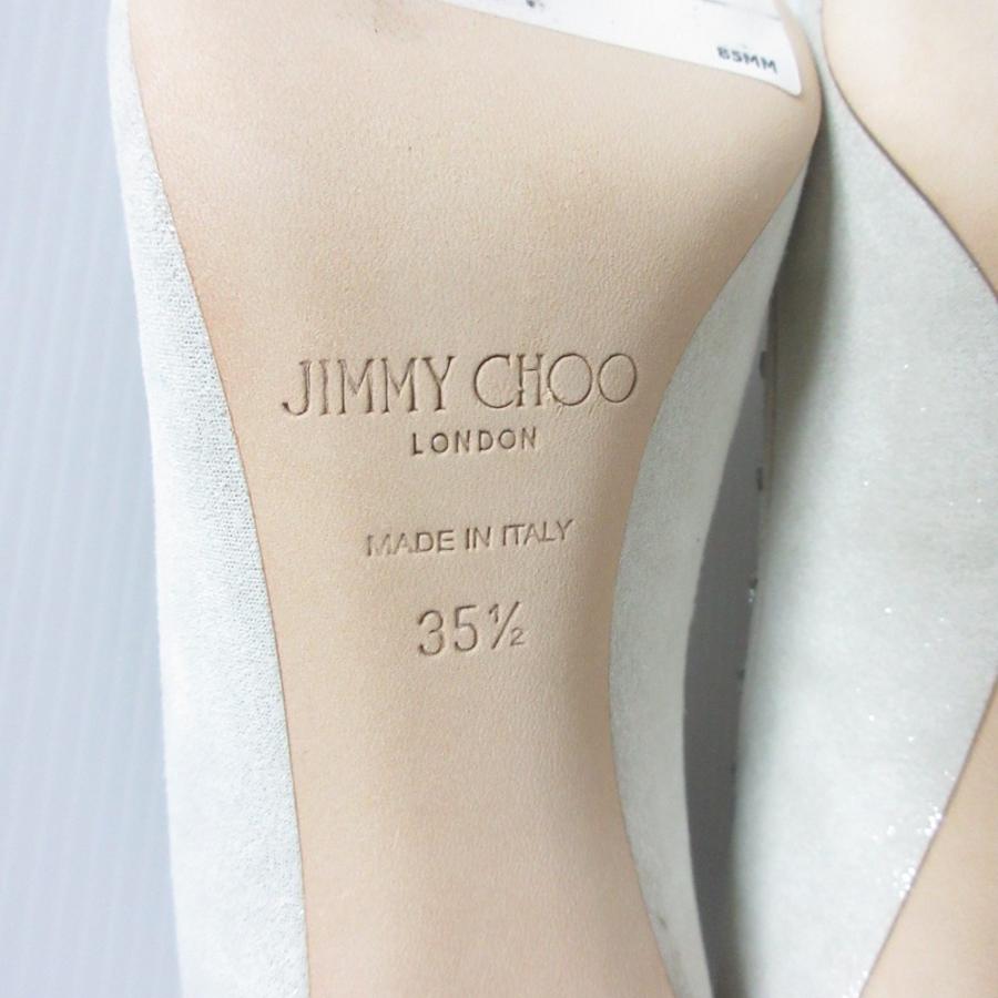 JIMMY CHOO 美品 ジミーチュウ ROMY85 スタースタッズ ポイン