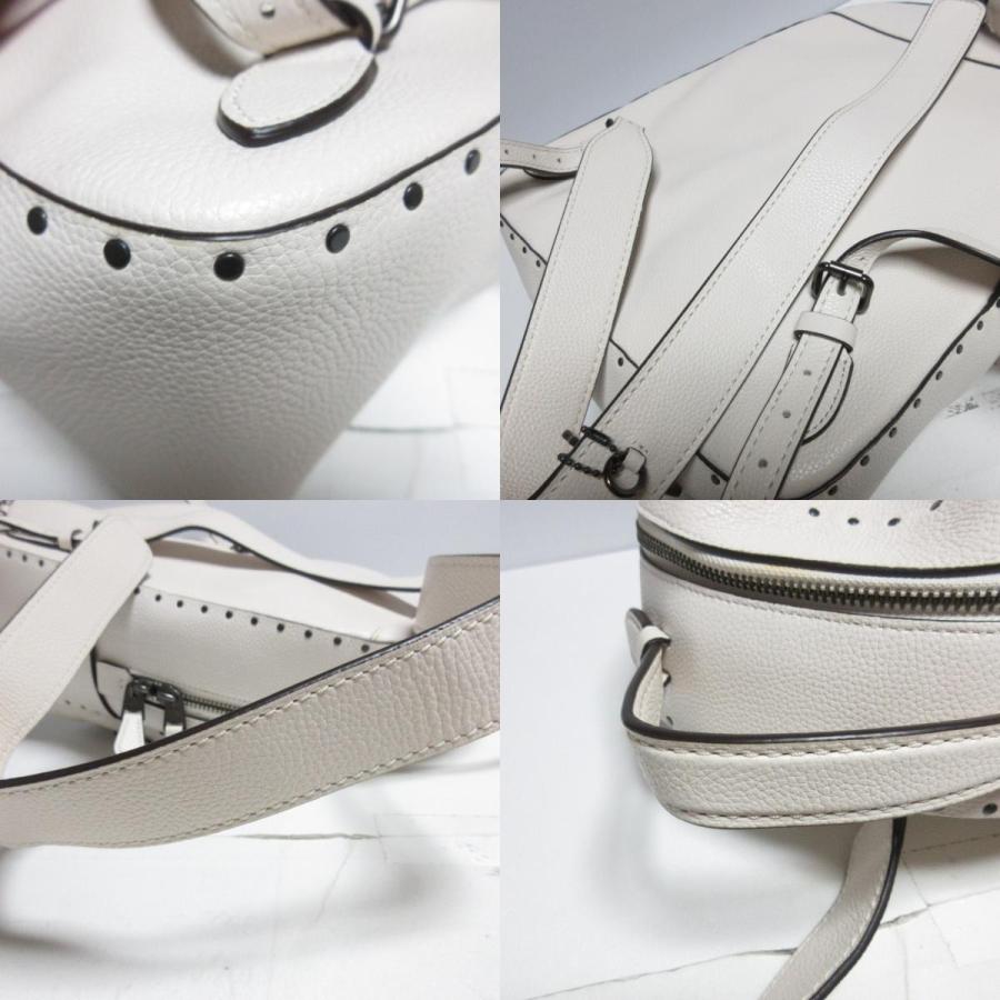 COACH（コーチ） 美品 スタッズ レザー リュックサック バックパック 
